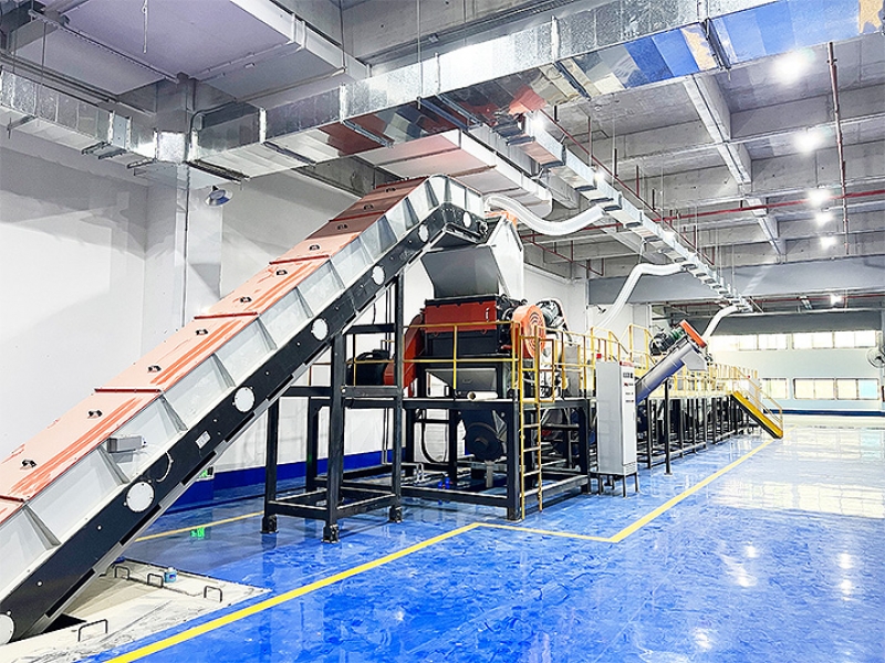 廣東上沅金屬化工桶回收處理線